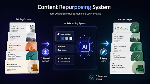 Content Repurposing System workflow preview