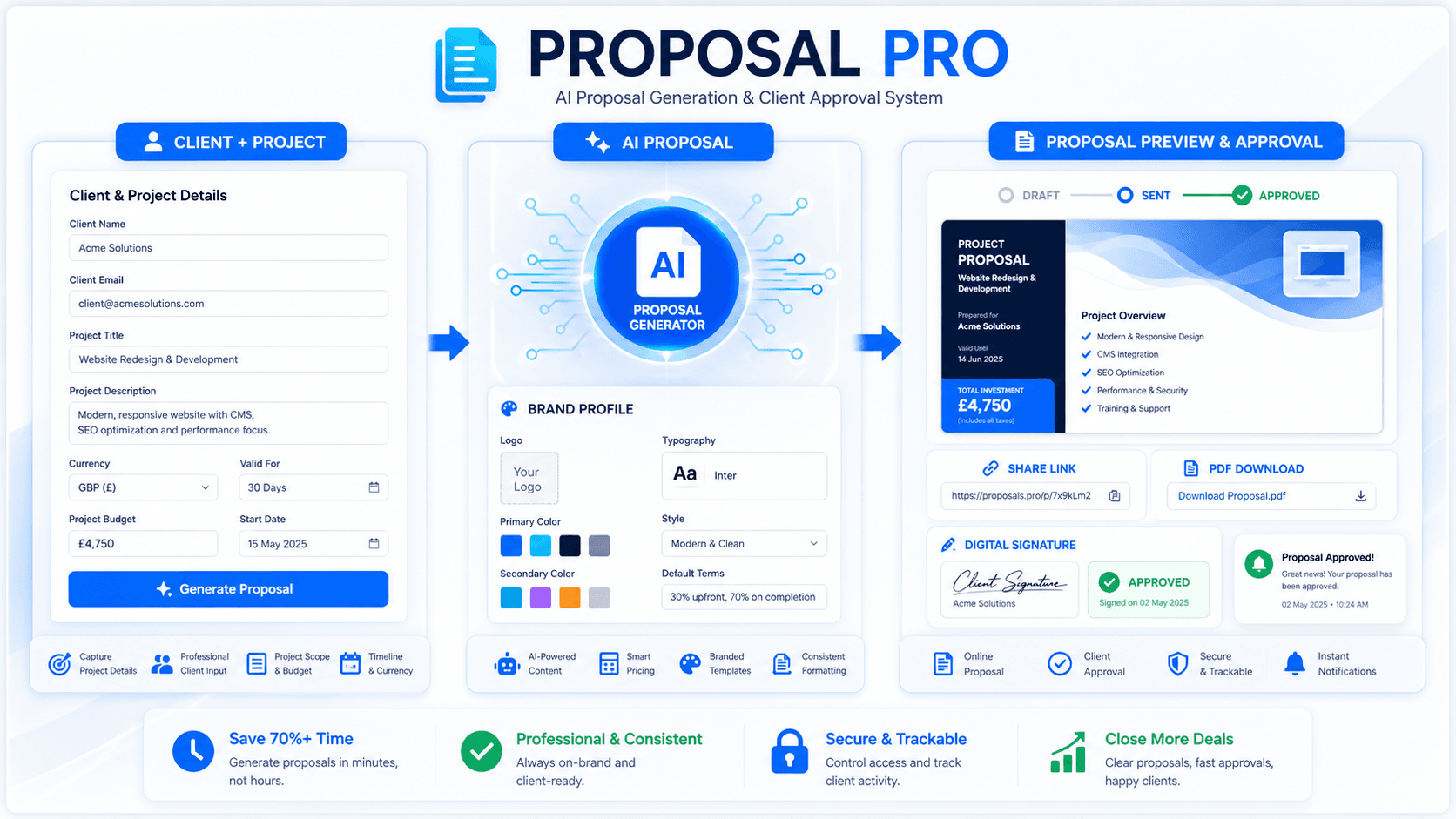 Proposal Pro demo preview